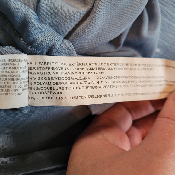 Moon River Back Cut-Out Clip Dot Tiered Midi Dress From Anthropologie - Picture 16 of 16